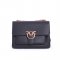 Tracolla Love One Soft Big Pelle Bottalata 104527 donna PINKO pe Nero