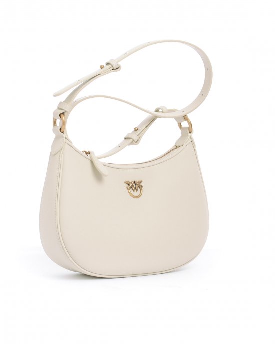 Borsa Half Moon Mini FL 102790 Vitello Seta PINKO donna Avorio Borsa Half Moon Mini FL 102790 Vitello Seta PINKO donna Avorio