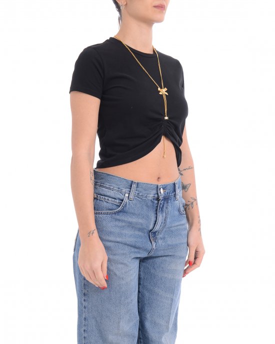 T-shirt MA00651E2 donna ELISABETTA FRANCHI Nero T-shirt MA00651E2 donna ELISABETTA FRANCHI Nero