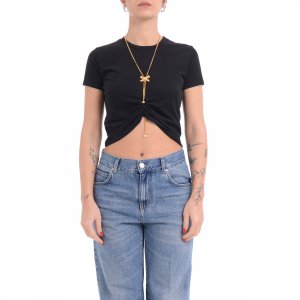 T-shirt MA00651E2 donna ELISABETTA FRANCHI Nero
