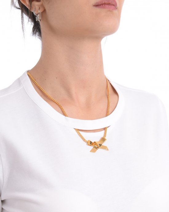 T-shirt MA02951E2 donna ELISABETTA FRANCHI Bianco T-shirt MA02951E2 donna ELISABETTA FRANCHI Bianco