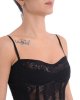 Top Cardellino 104943 donna PINKO Nero