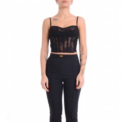 Top Cardellino 104943 donna PINKO Nero