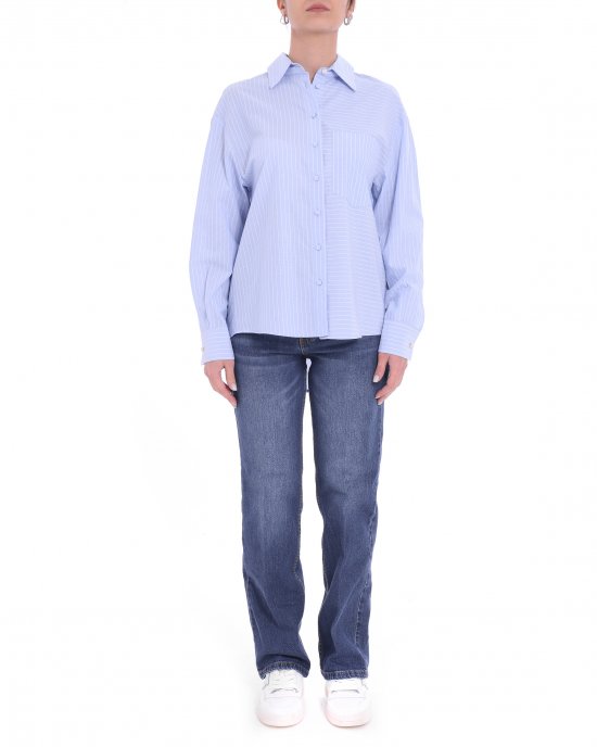 Camicia Faramir donna KOCCA Celeste Camicia Faramir donna KOCCA Celeste
