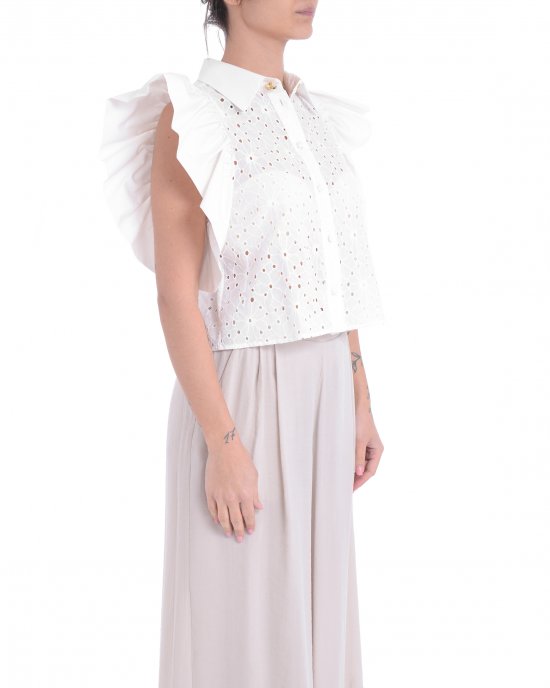 Camicia Gavy donna KOCCA Bianco