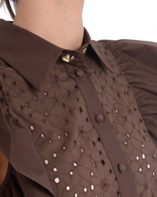 Camicia Gavy donna KOCCA Marrone