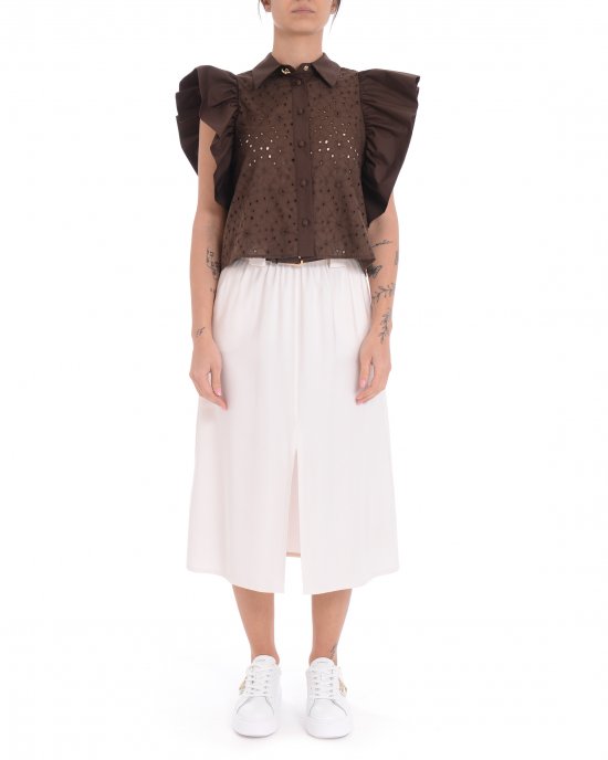 Camicia Gavy donna KOCCA Marrone