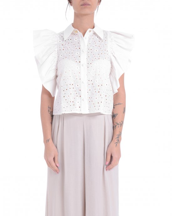 Camicia Gavy donna KOCCA Bianco