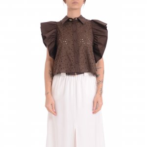 Camicia Gavy donna KOCCA Marrone
