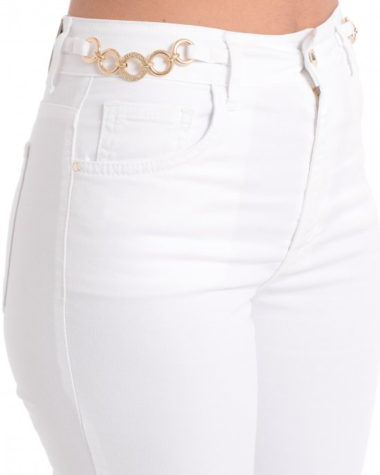 Pantalone Nicolas donna KOCCA Bianco Pantalone Nicolas donna KOCCA Bianco