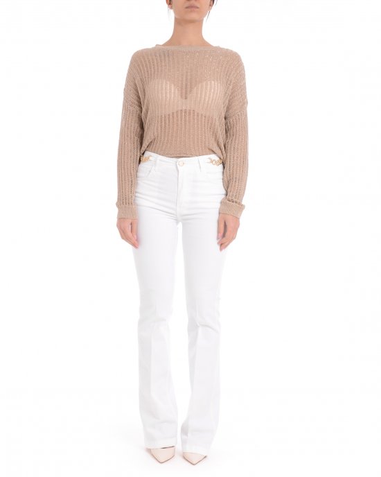 Pantalone Nicolas donna KOCCA Bianco Pantalone Nicolas donna KOCCA Bianco