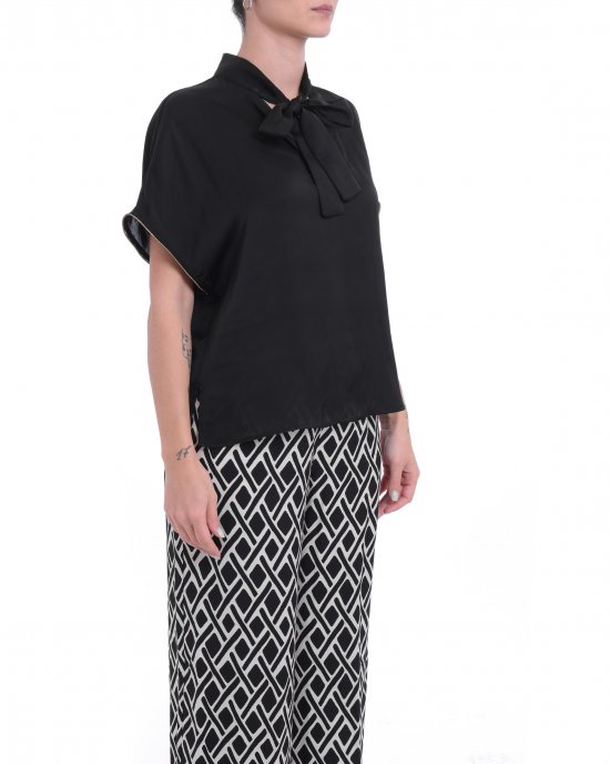 Blusa Keyes donna KOCCA Nero Blusa Keyes donna KOCCA Nero