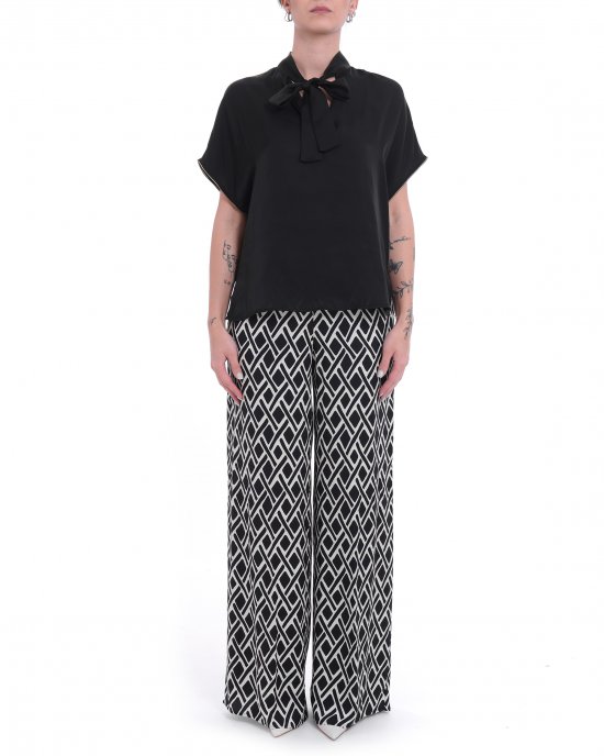 Blusa Keyes donna KOCCA Nero Blusa Keyes donna KOCCA Nero