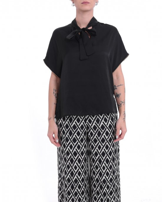 Blusa Keyes donna KOCCA Nero Blusa Keyes donna KOCCA Nero