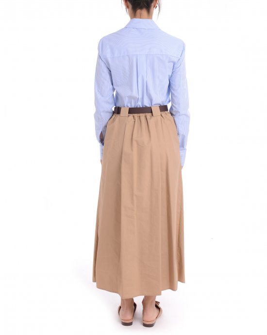 Abito Magel donna KOCCA Celeste-Beige Abito Magel donna KOCCA Celeste-Beige