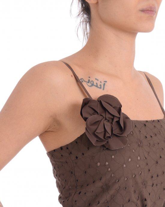 Abito Gratia donna KOCCA Marrone Abito Gratia donna KOCCA Marrone