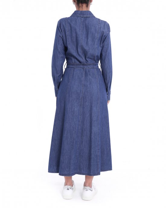 Abito Peggi donna KOCCA Blu denim Abito Peggi donna KOCCA Blu denim