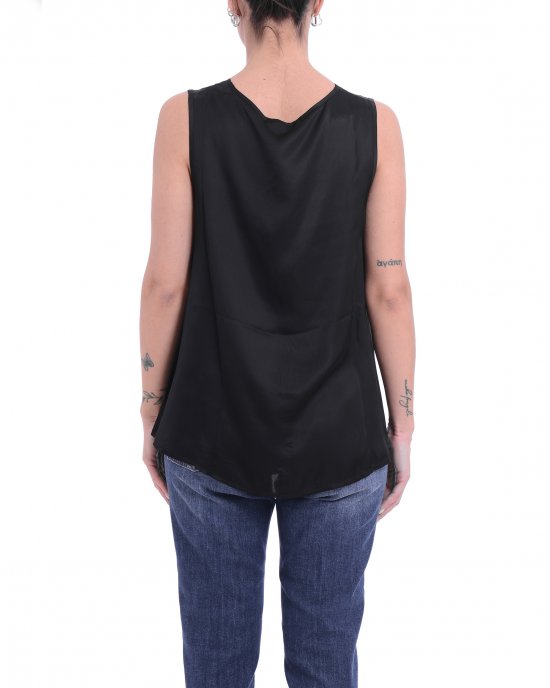 Canotta Halan donna KOCCA Nero Canotta Halan donna KOCCA Nero