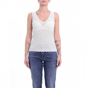 Top Cuzia donna KOCCA Argento