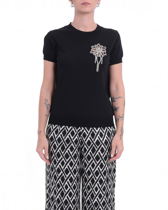 T-shirt Oranna donna KOCCA Nero T-shirt Oranna donna KOCCA Nero