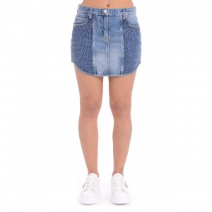 Gonna Nigeria 104894 donna PINKO Denim chiaro