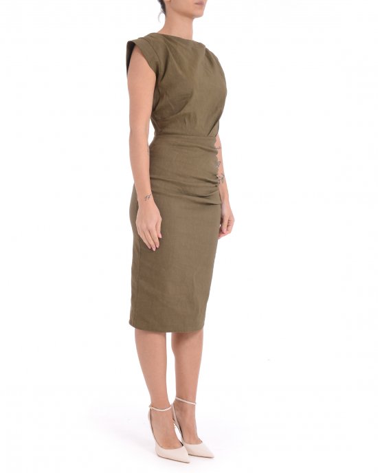 Abito Cielo 104955 donna PINKO Verde militare