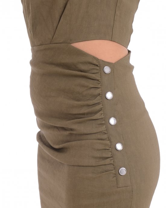 Abito Cielo 104955 donna PINKO Verde militare