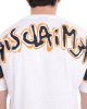 T-shirt 25EDS54802 uomo DISCLAIMER Bianco