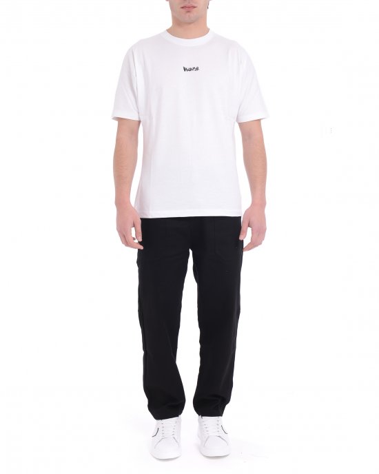 T-shirt 25EDS54802 uomo DISCLAIMER Bianco