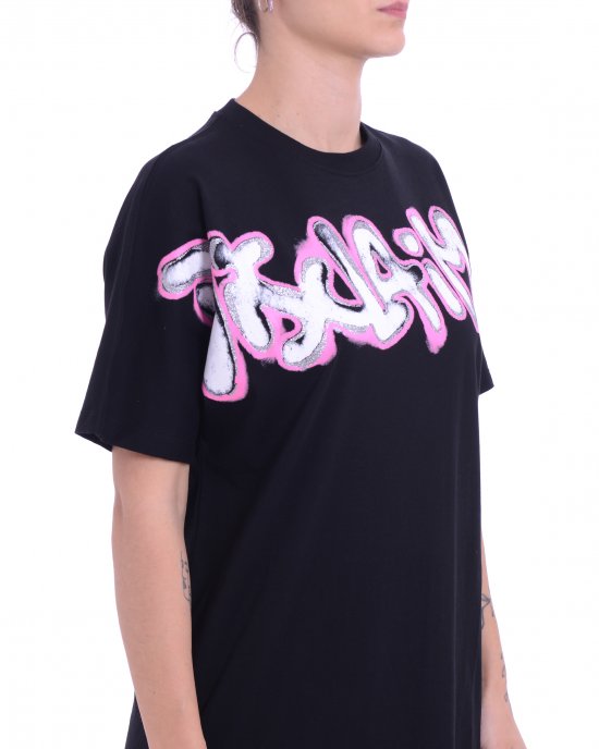 T-shirt 25EDS54918 donna DISCLAIMER Nero