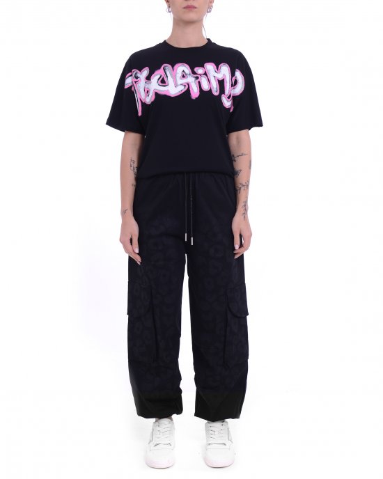 T-shirt 25EDS54918 donna DISCLAIMER Nero