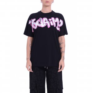 T-shirt 25EDS54918 donna DISCLAIMER Nero