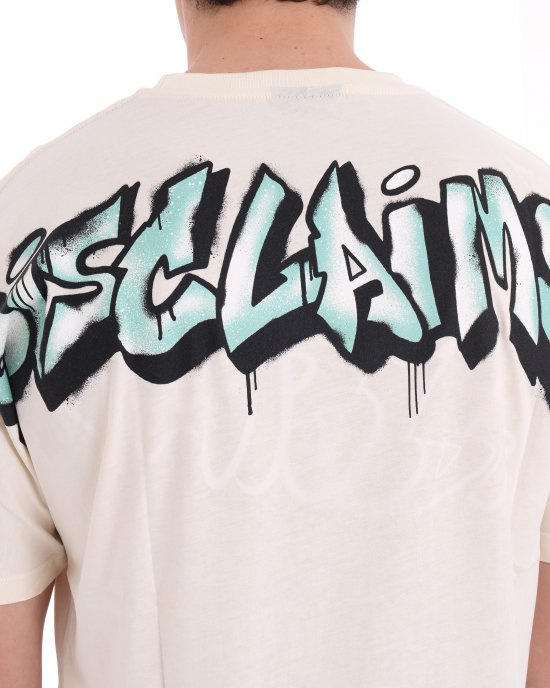 T-shirt 25EDS54896 uomo DISCLAIMER Avorio T-shirt 25EDS54896 uomo DISCLAIMER Avorio