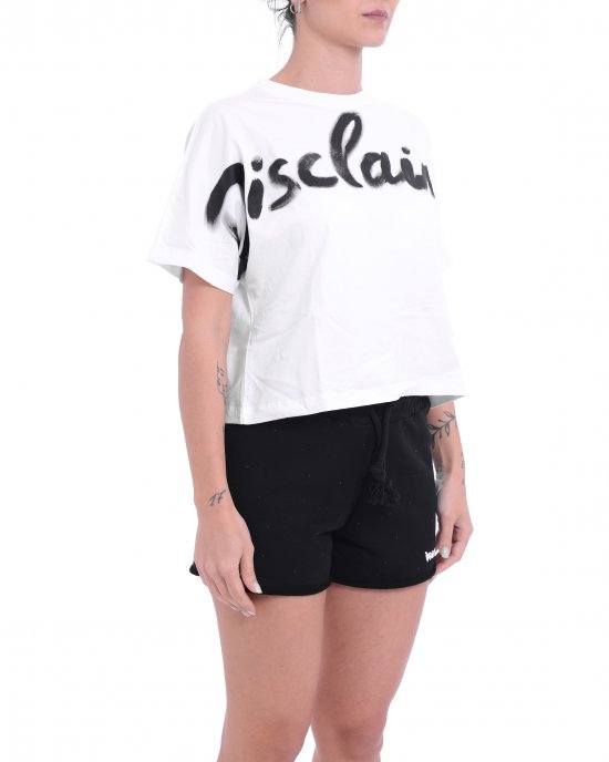 T-shirt 25EDS54908 donna DISCLAIMER Bianco