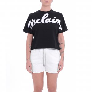 T-shirt 25EDS54908 donna DISCLAIMER Nero