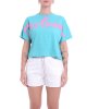 T-shirt 25EDS54908 donna DISCLAIMER Verde acquamarina T-shirt 25EDS54908 donna DISCLAIMER Verde acquamarina