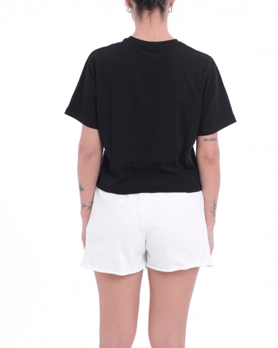 T-shirt 25EDS54908 donna DISCLAIMER Nero