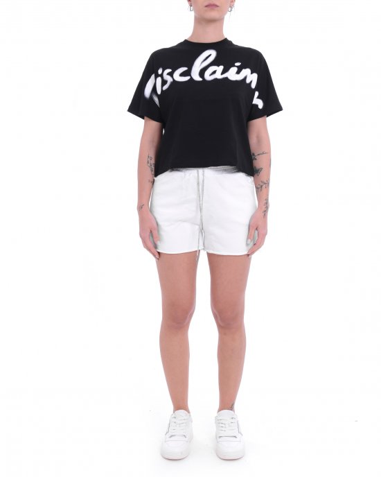 T-shirt 25EDS54908 donna DISCLAIMER Nero