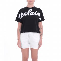 T-shirt 25EDS54908 donna DISCLAIMER Nero