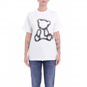 T-shirt 25EDS54931 donna DISCLAIMER Bianco