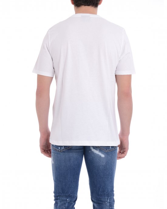 T-shirt 25EDS55004 uomo DISCLAIMER Bianco