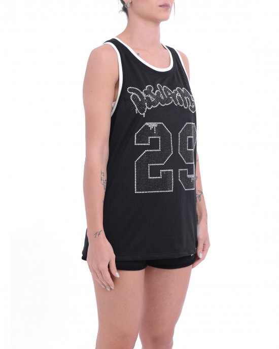 Canotta 25EDS54989 donna DISCLAIMER Nero Canotta 25EDS54989 donna DISCLAIMER Nero