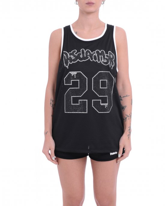 Canotta 25EDS54989 donna DISCLAIMER Nero Canotta 25EDS54989 donna DISCLAIMER Nero