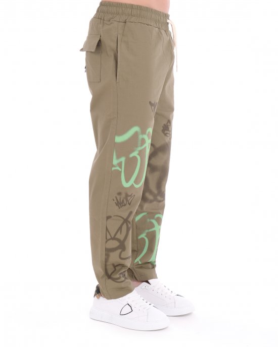 Pantalone 25EDS54898 uomo DISCLAIMER Verde Pantalone 25EDS54898 uomo DISCLAIMER Verde