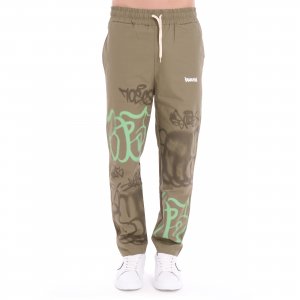 Pantalone 25EDS54898 uomo DISCLAIMER Verde