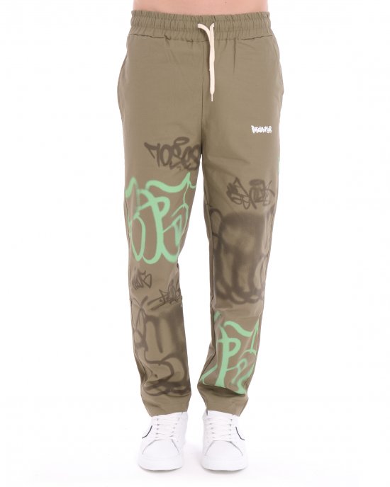 Pantalone 25EDS54898 uomo DISCLAIMER Verde Pantalone 25EDS54898 uomo DISCLAIMER Verde