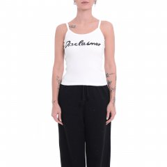 Canotta 25EDS54904 donna DISCLAIMER Bianco