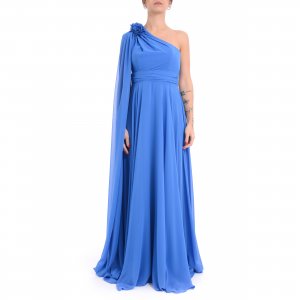 Abito cerimonia 76236 donna MIKAEL Azzurro