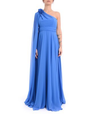 Abito cerimonia 76236 donna MIKAEL Azzurro