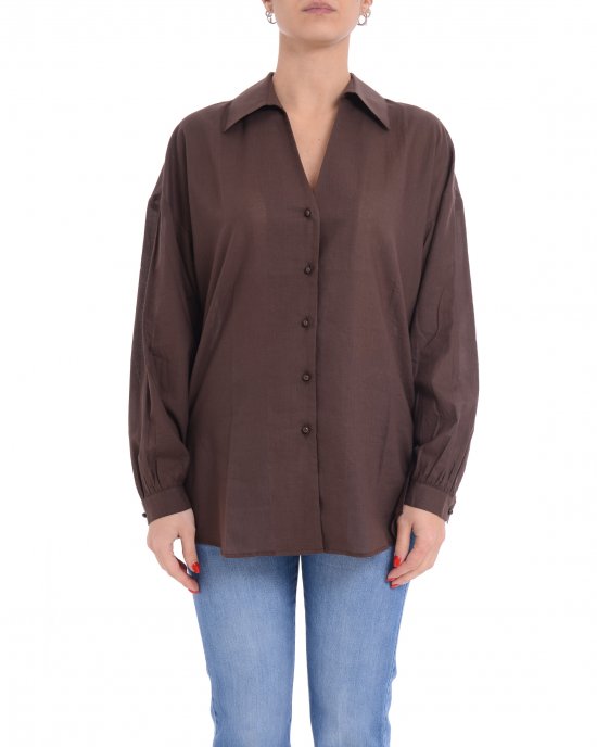 Camicia Gabriel 2511111293200 donna PENNY BLACK Marrone